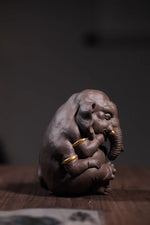 Load image into Gallery viewer, Teapet Baby Elephant God 24k Gold - Yann Art Gallery 
