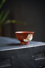 Load image into Gallery viewer, Zhuni Tea Cup Handpainted Baby Tiger

