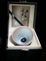Load image into Gallery viewer, 银毫 Silver Hair 全名款限量版 Limited Edition 建盏 Jian Ware/Jian Zhan Cup - Yann Art Gallery 
