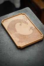 Load image into Gallery viewer, Hand carved Tea Tray
