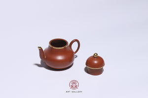 Qing Antique Zhuni with Antique gold Rim