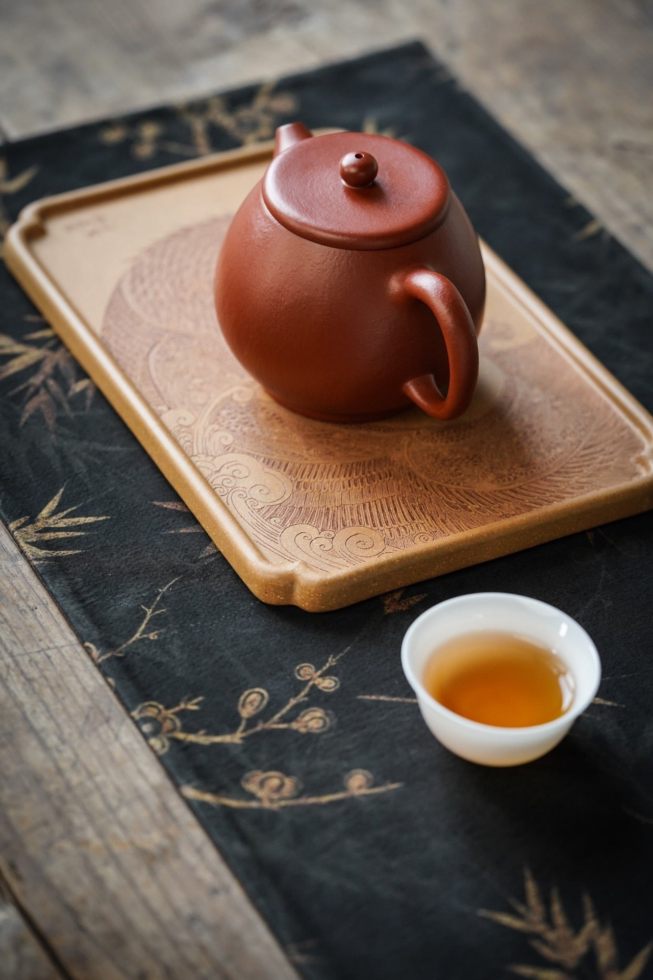 Hand carved Tea Tray