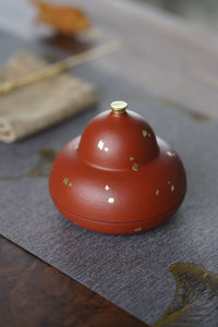Zisha Zhuni Designed Teacup With 24k gold spots