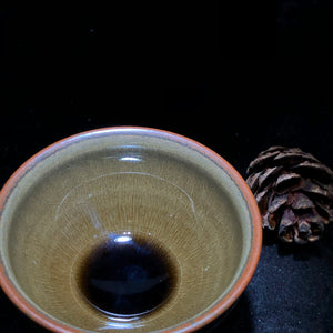 蓼冷汁天目 Liao Leng Zhi Temoku ( Small ) Replicate from Song 建盏 Jian Ware/Jian Zhan Cup